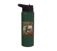 Rock Climbing Climber Boulder Chalk Is My Colonia Stainless Steel Insulated Water Bottle
