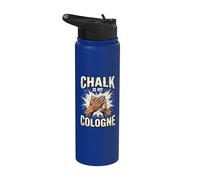 Rock Climbing Climber Boulder Chalk Is My Colonia Stainless Steel Insulated Water Bottle