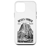 Rock Climbing Climber Devils Tower Bear Lodge Salita Posizione Custodia per iPhone 12 mini