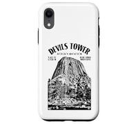 Rock Climbing Climber Devils Tower Bear Lodge Salita Posizione Custodia per iPhone XR