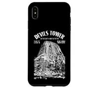 Rock Climbing Climber Devils Tower Bear Lodge Salita Posizione Custodia per iPhone XS Max
