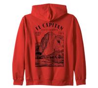 Rock Climbing Climber El Capitan Yosemite Salita Posizione Felpa con Cappuccio