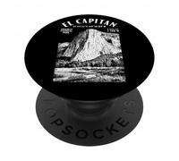 Rock Climbing Climber El Capitan Yosemite Salita Posizione PopSockets PopGrip Adesivo