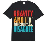 Rock Climbing Gravity e io rispettosamente Non Sono d'accordo sul Boulder Comfort Colors Adult Heavyweight T-Shirt