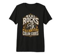 Rock Climbing Outdoor Climber Real Rocks Nessun codice Colore Maglietta Premium