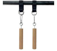 Rock Climbing Pull Up Grips-Portable Strength Training Handles With Heavy-Duty Straps & Carabiners, Multipurpose Finger & Bicep Eserciser For Calisthenics, & Home Gym