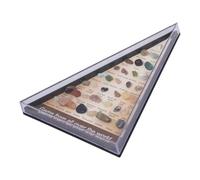 Rock Collection For Kids - Kit di scienze geologiche da 36 pezzi, set di minerali naturali e cristalli, scatola educativa per l'apprendimento STEM, pietre colorate per ragazzi e ragazze, divertente
