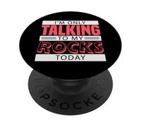 Rock Collector Geologia Mineralogia Umorismo PopSockets PopGrip Adesivo