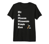 Rock Collector Geologist Tools Stone Hound Hammer Acronimo Maglietta Premium