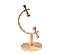 Rock Display Stand, Adjustable Globe Base with Stable Support, Padded Clip Crystal Holder with Secure Grip, for Specimens Gemstones Fossils, Collectibles Art Craft Bookshelf Table Display