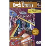 Rock Drums for Beginners, Vol 1 & 2: An Easy Beginning Method (DVD)