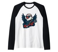 Rock Eagle American Spirit of Freedom Maglia con Maniche Raglan