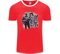 Rock Era Meglio Prima Della Musica Elettrica Uomo Ringer T-Shirt FotL