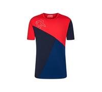 ROCK EXPERIENCE Drum SS Man T-Shirt Maglietta A Maniche Corte, Blu Navy, 3XL Uomo