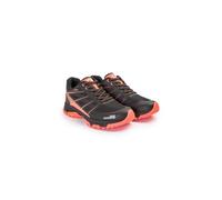 ROCK EXPERIENCE Helium Woman Footwear, Scarpe da Trekking Unisex-Adulto, 0208 Caviar 2151 Fiery Coral, 38 EU