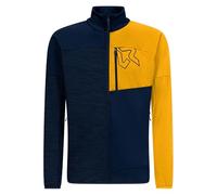 Rock Experience Kobra Mock Neck Full Zip Fleece Blu M Uomo