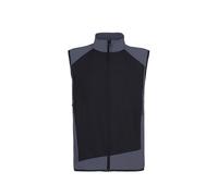 ROCK EXPERIENCE Razor Blade Softshell Man Vest Giacca | Smanicato Antivento, Nero, M Uomo
