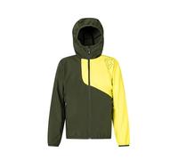 Rock Experience REJJ01251-C958 OLD CROW SOFTSHELL JUNIOR JACKET Unisex - Bambino Giacca 1642 KOMBU GREEN+1809 SULPHUR SPRING 10/140