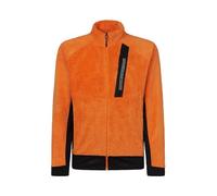 Rock Experience REMC02891-C950 Blizzard Tech Mock Neck Man Fleece Uomo Maglia Lunga 0615 Persimmon Orange+0208 Caviar 3XL