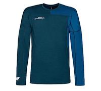 Rock Experience REMT01621 Moonstone LS T-Shirt O007 Caviar Melange+O217 Ebony Melange XL