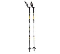 Rock Experience REUH01221 Dynamic Z Evo Carbon Pole Bastoncini da Trekking 0208CAVIAR+0003BRIGHT White+0531OLD Gold U