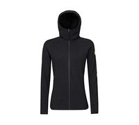 Rock Experience REWC02461 Crystal Hoodie FZ Maglia Lunga O217 Ebony Mel+0208 Caviar S