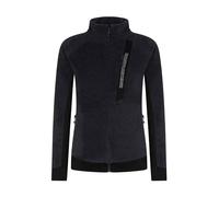 Rock Experience REWC02841-C344 Blizzard Tech Mock Neck Woman Fleece Donna Maglia Lunga 1323 Ebony+0208 Caviar XL