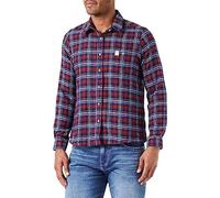 Rock Experience REWS00201-Q030 RE.CANAZEI Fit Donna T-Shirt Check Red-Blue-White XS