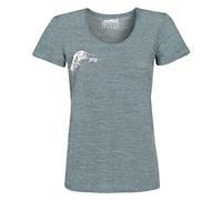 Rock Experience REWT01481 Terminator SS T-Shirt Donna Quiet Tide Melange XS