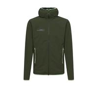 ROCK EXPERIENCE Solstice 2.0 Hoodie Softshell Man Jacket Giacca Tecnica | Antivento, Verde Scuro Verde Oliva, S Uomo