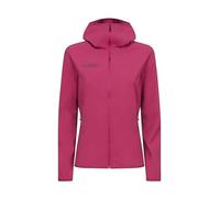 ROCK EXPERIENCE Solstice 2.0 Hoodie Softshell Woman Jacket Giacca Tecnica | Antivento, Rosso, XS Donna