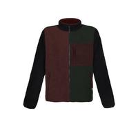 Rock Experience Takotna Mock N Fz Fleece M - felpa in pile - uomo M Dark Red/Green man Recycled Polyester