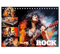 ROCK Feel the unlimited power (Desk Calendar 2026 DIN A5 landscape), CALVENDO 12 Month DeskCalendar: Not just music, but a lifestyle