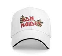 Rock Heavy Metal Iron Band Berretto da Baseball Cappelli Sandwich da fanciulla alla Moda Cappelli Unisex in Poliestere cap Allenamenti Cappello da Sole Regolabile