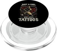 Rock Heavy Metal Music Solo una ragazza che ama i tatuaggi gotici PopSockets PopGrip per MagSafe