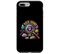 Rock Hound Life Geologist Crystal Collector Mineral Hunter Custodia per iPhone 7 Plus/8 Plus