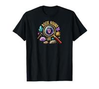 Rock Hound Life Geologist Crystal Collector Mineral Hunter Maglietta