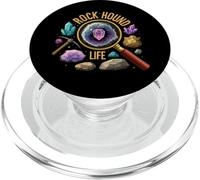 Rock Hound Life Geologist Crystal Collector Mineral Hunter PopSockets PopGrip per MagSafe
