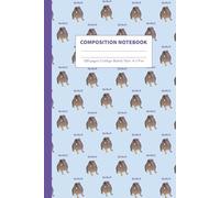 Rock Hyrax Composition Notebook: 100 pages, 6 x 9 in, Perfect for School or Office