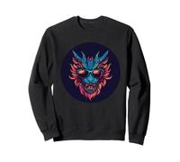 Rock il look con questo drago che indossa occhiali da sole Felpa