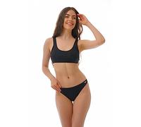ROCK-IT Apparel Bikini Donna I Premium Ladies Bustier Push up Bikini Set [TaglieS-XXL] con Inserti Push up da togliere I Colore Nero XXL