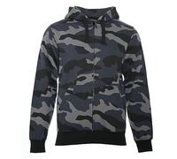 ROCK-IT Apparel I Felpa Mimetica con Cappuccio da Uomo I Giacca con Cappuccio I Hoody I Felpa con Cappuccio con Cerniera I Lavorazione di Alta qualità I Taglie S-5XL I Nero/Grigio/Blu Large