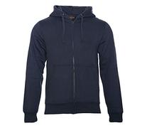 ROCK-IT Apparel I Giacca con Cappuccio da Uomo con Zip I Felpa con Cappuccio di Ottima qualità Molto Morbida e Robusta per Il Tempo Libero o Il Lavoro I [XS-5XL] Blu Large