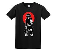 Rock Lee Tshirt Funny Graphic Cotton Summer Tops Tee Shirts Black XL