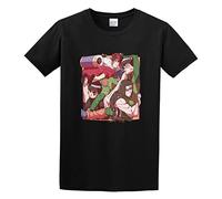 Rock Lee Unisex 100% Cotton Short-Sleeve T-Shirts Black XXL