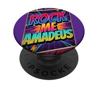 Rock Me Amadeus stile anni '80 PopSockets PopGrip Adesivo