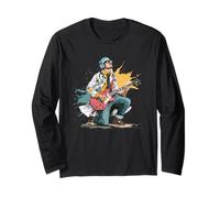 Rock Medicine Doc Costume con Chitarra Cool Maglia a Manica