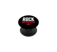 Rock Music Guitar Heavy Vintage Rock Never Dies PopSockets PopGrip Adesivo