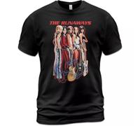 Rock Music Live in Japan T-Shirt The Runaways Tee Joan Jett Classic Black M