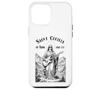 Rock Music Patron Saint Cecilia Chitarra Elettrica Chitarrista Custodia per iPhone 12 Pro Max